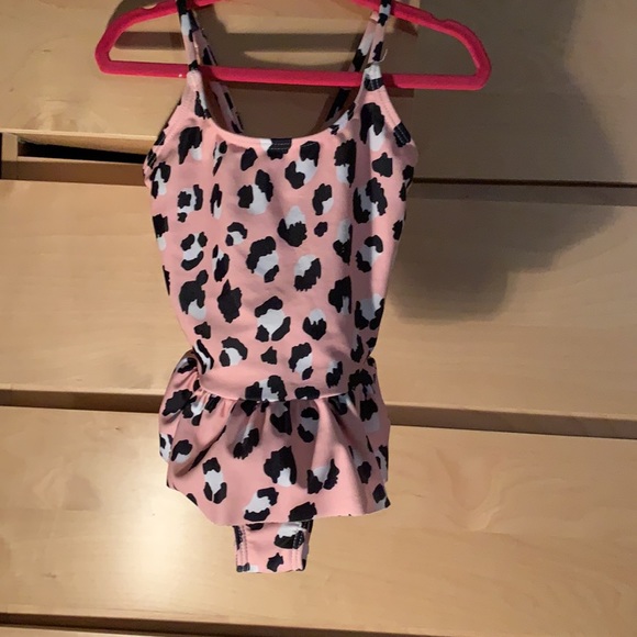 Pink leopard print Toddler bathing suit 18-24m - Picture 4 of 4